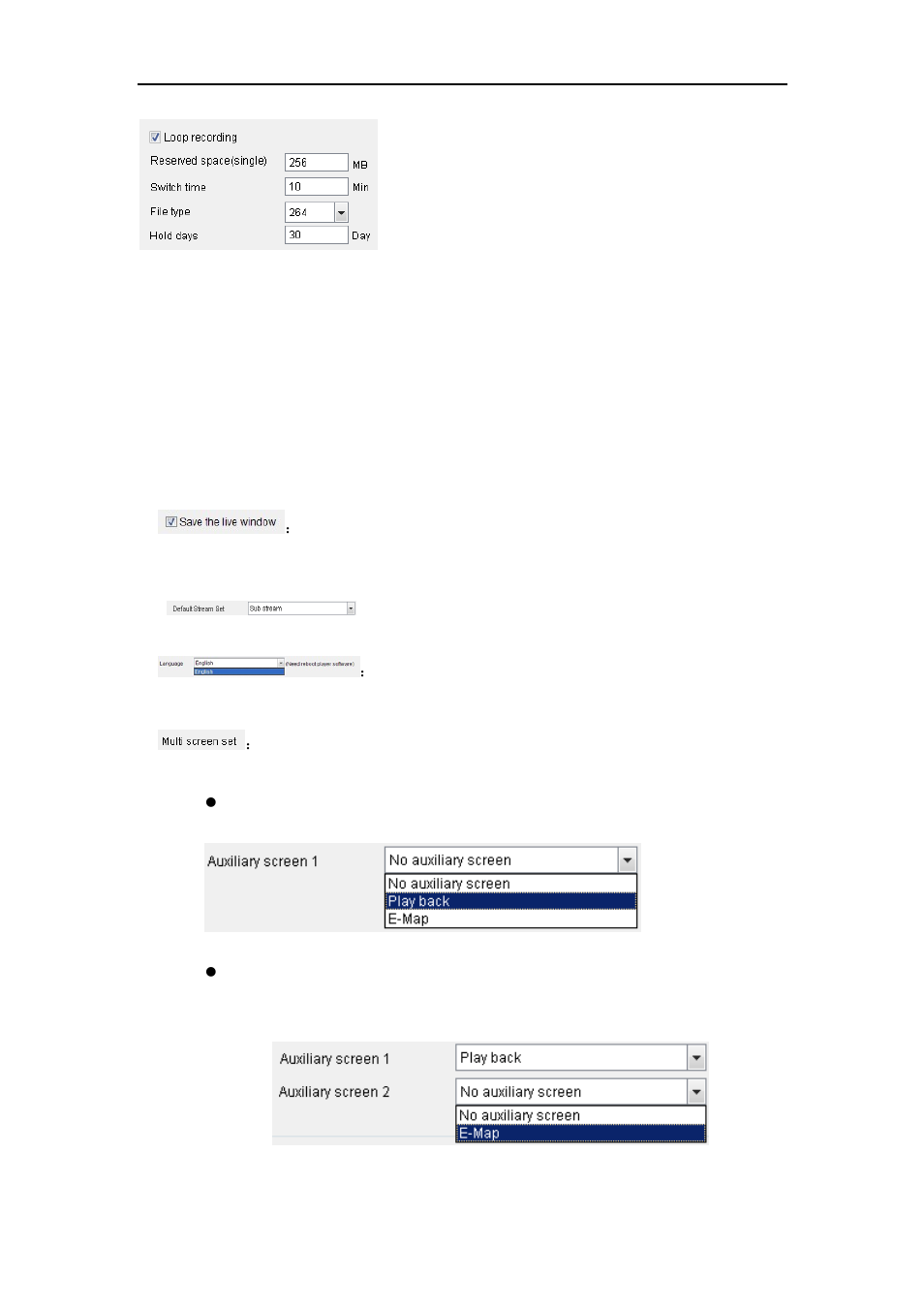 3 other configuration | Bolide Dvr Client User Manual | Page 17 / 45