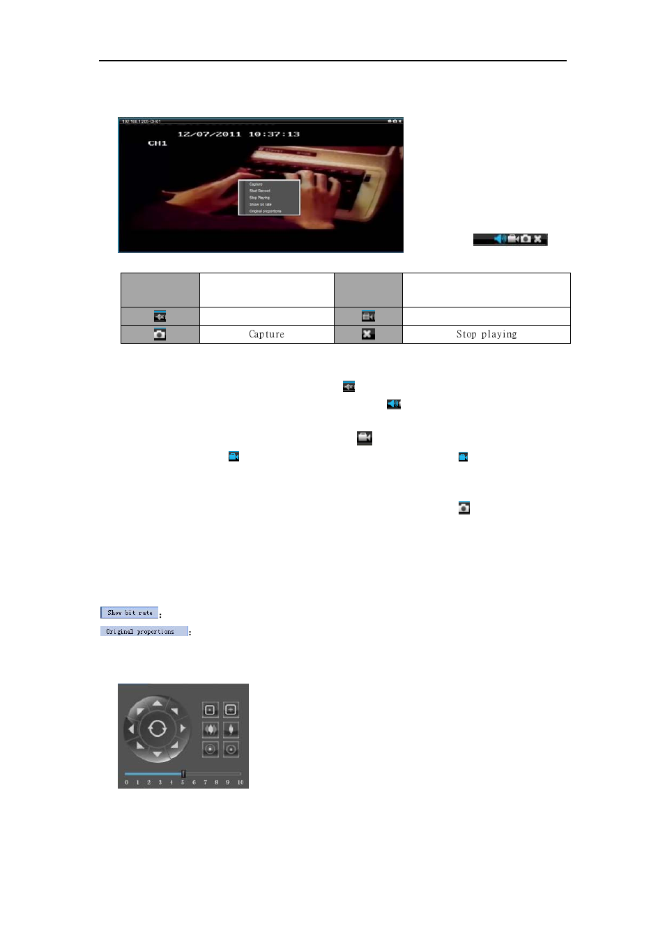 6 live screen, 7 ptz control | Bolide Dvr Client User Manual | Page 21 / 45
