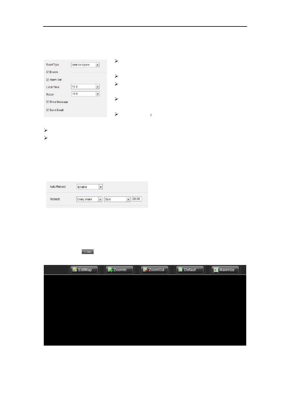 8 e-map, 3 events, 3 maintain | 1 edit the e-map | Bolide Dvr Client User Manual | Page 41 / 45