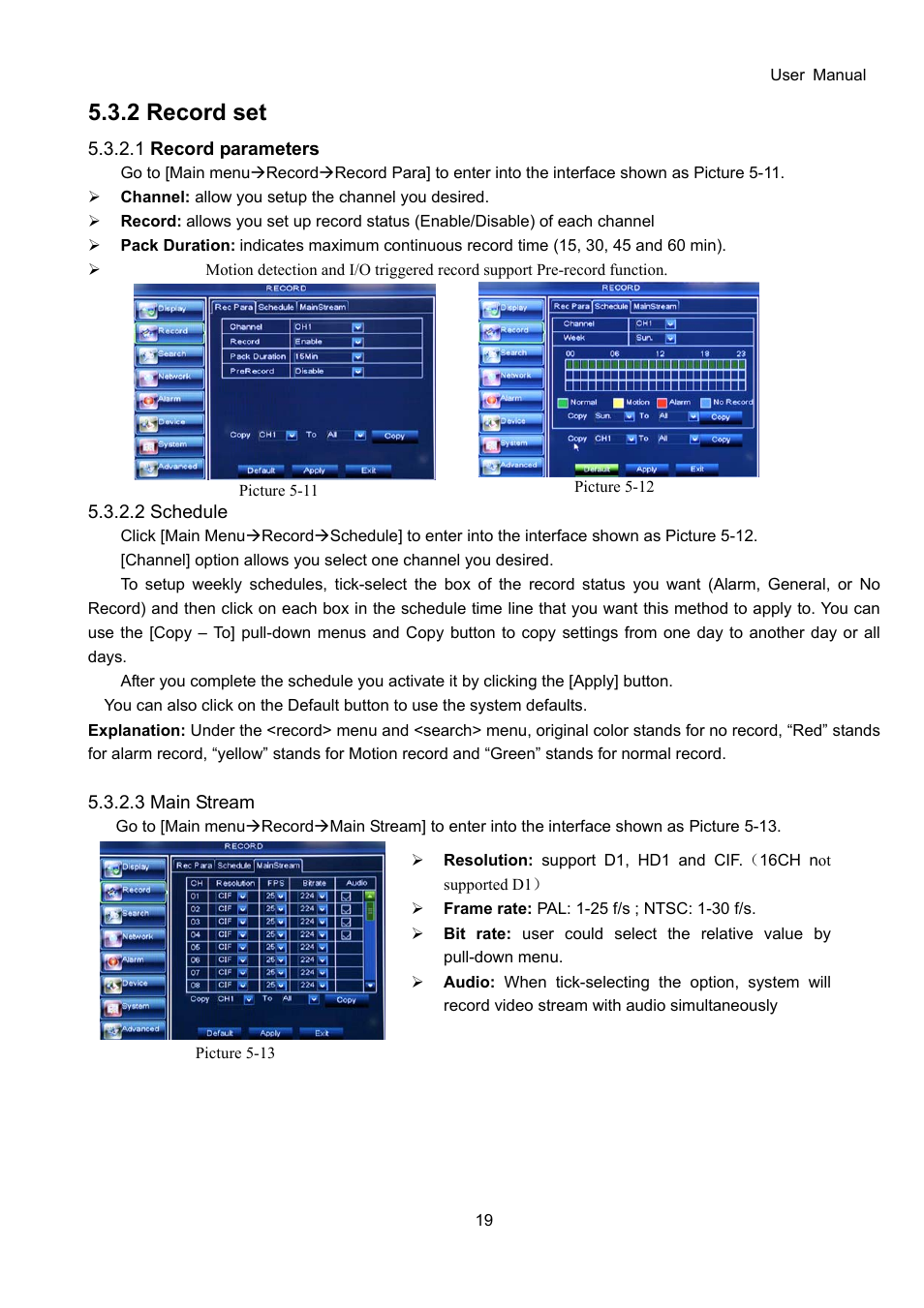 2 record set | Bolide SVR9000D User Manual | Page 20 / 58