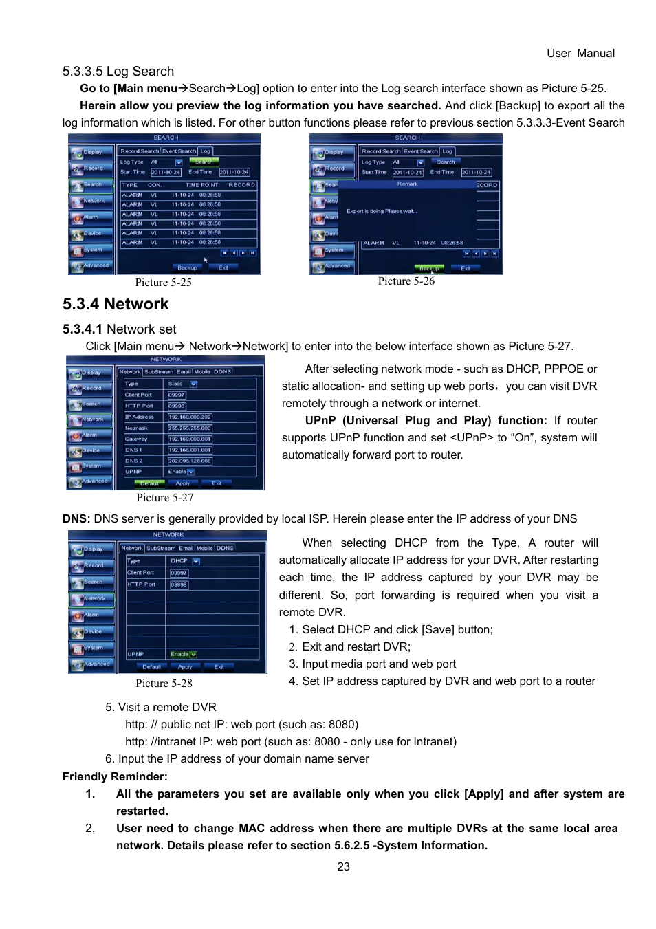 4 network | Bolide SVR9000D User Manual | Page 24 / 58