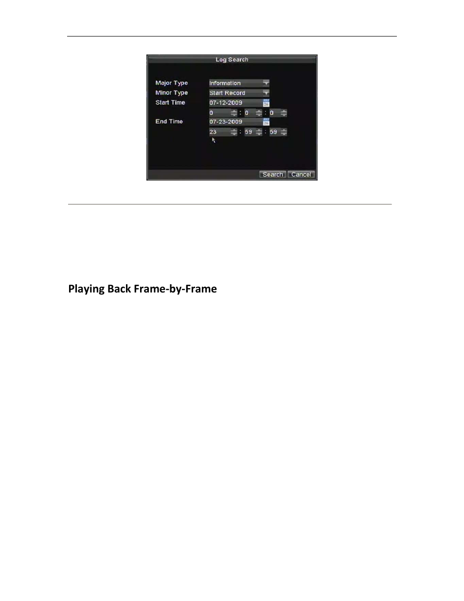 Playing back frame-by-frame, Using digital zoom | Bolide SVR8000s User Manual | Page 41 / 97