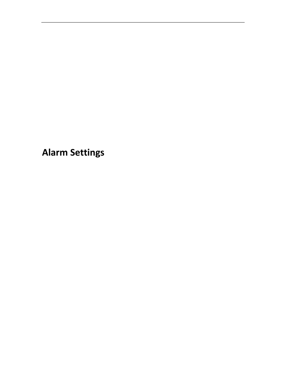 C h a p t e r 7, Alarm settings | Bolide SVR8000s User Manual | Page 48 / 97