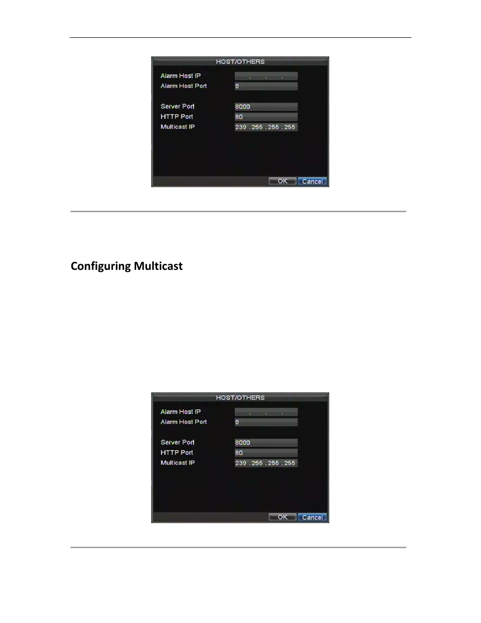 Configuring multicast | Bolide SVR8000s User Manual | Page 64 / 97