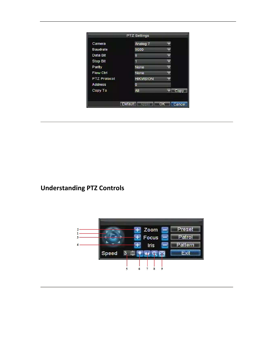 Setting ptz presets, patrols & patterns, Understanding ptz controls | Bolide SVR8000s User Manual | Page 68 / 97