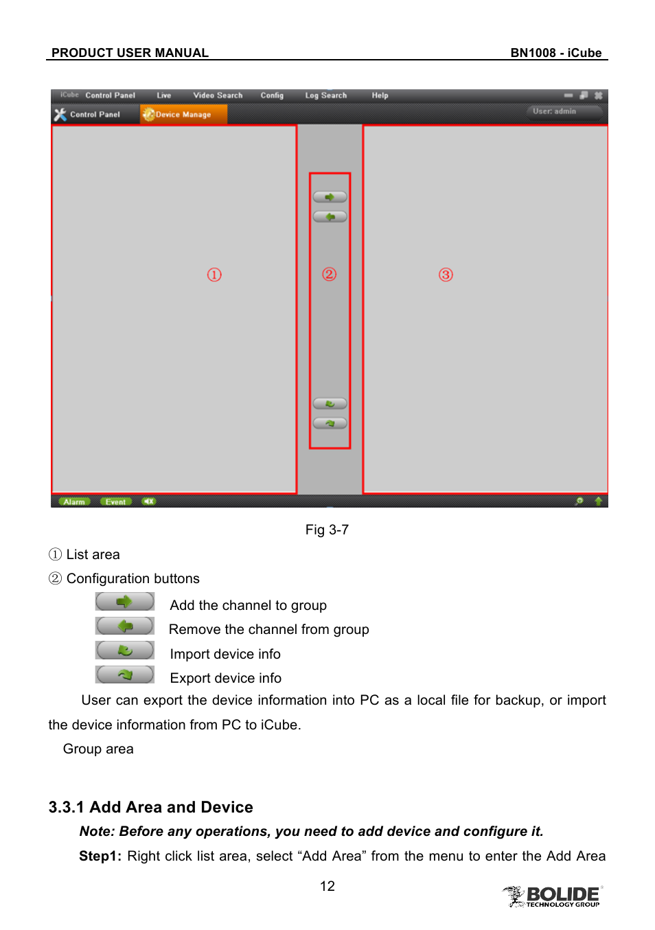 Bolide BN1008 - iCube User Manual | Page 16 / 66
