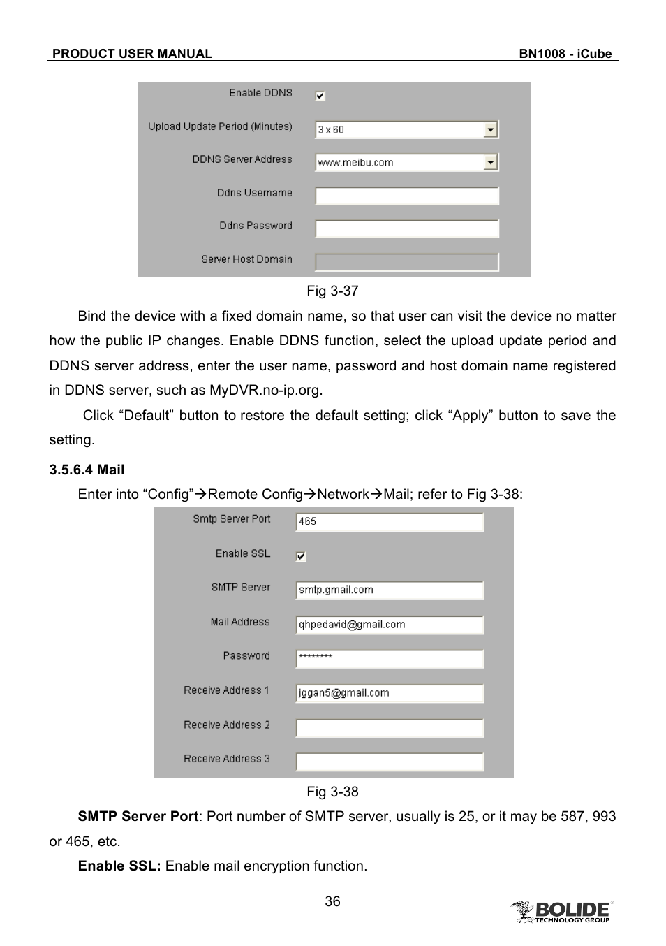 Bolide BN1008 - iCube User Manual | Page 40 / 66
