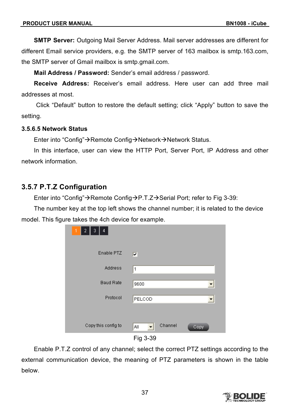 Bolide BN1008 - iCube User Manual | Page 41 / 66