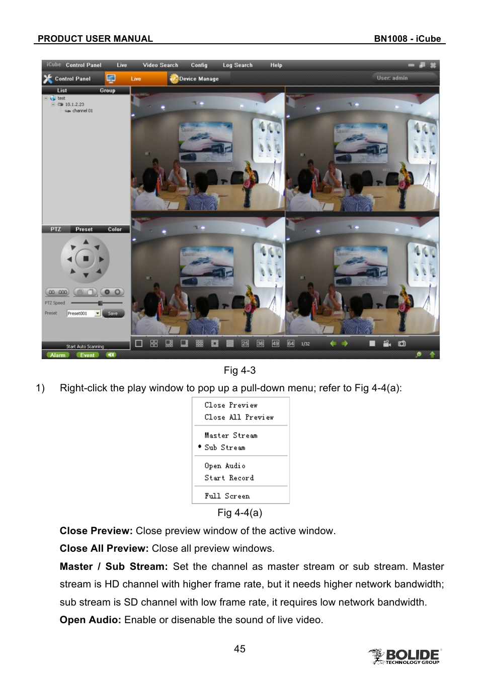 Bolide BN1008 - iCube User Manual | Page 49 / 66