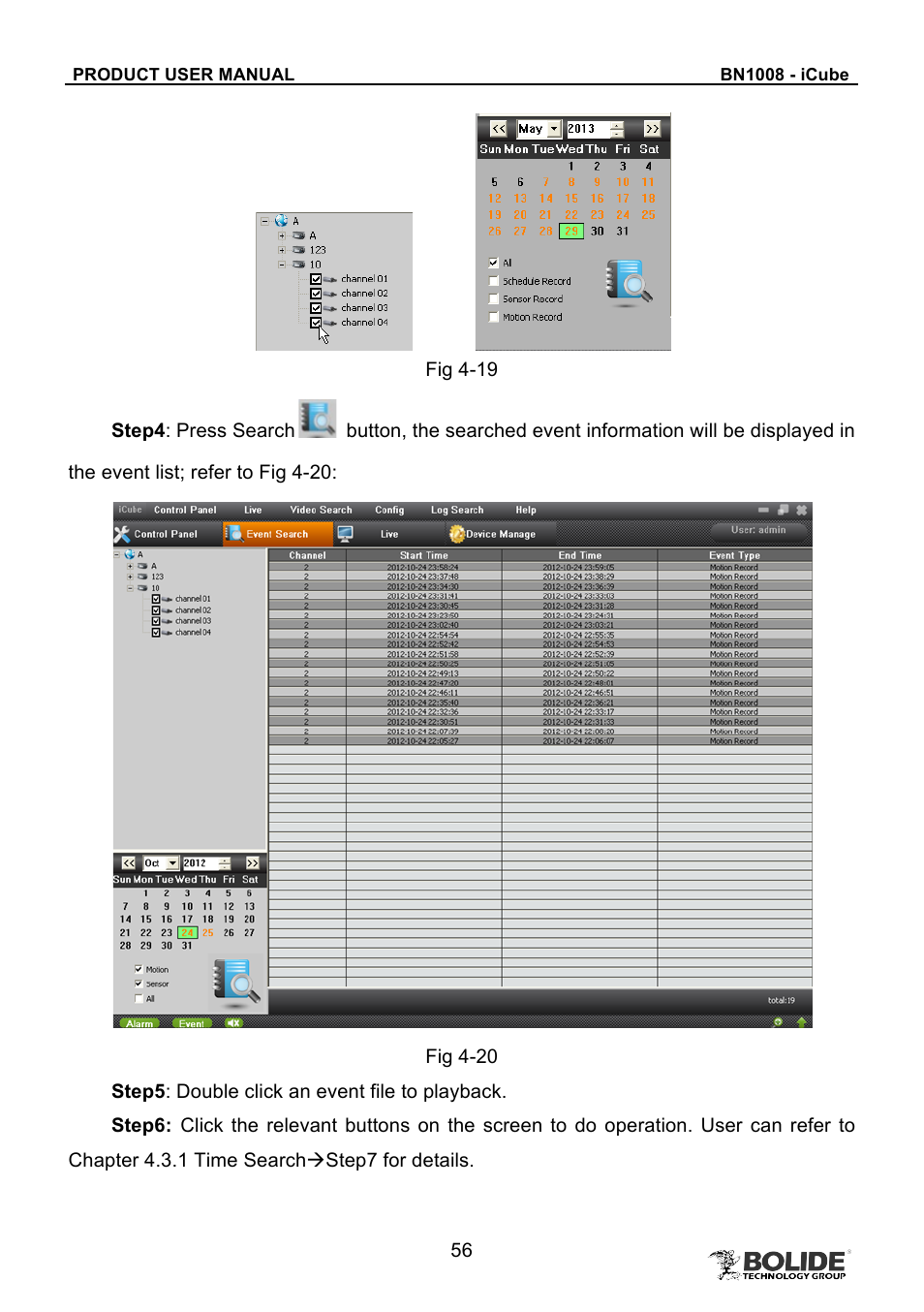 Bolide BN1008 - iCube User Manual | Page 60 / 66