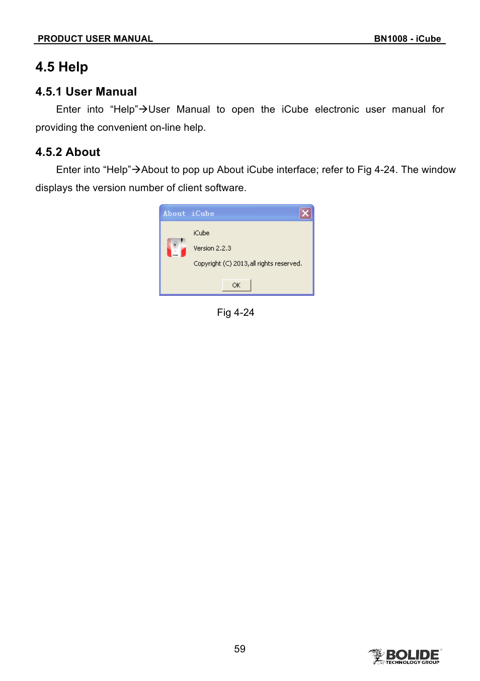 5 help | Bolide BN1008 - iCube User Manual | Page 63 / 66