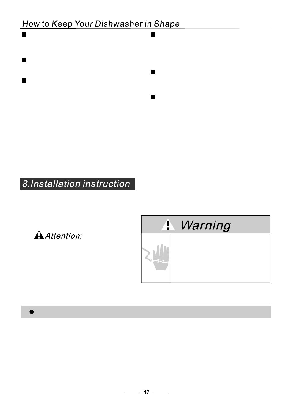 Installation preparation | Bompani BOLT945/E User Manual | Page 20 / 30