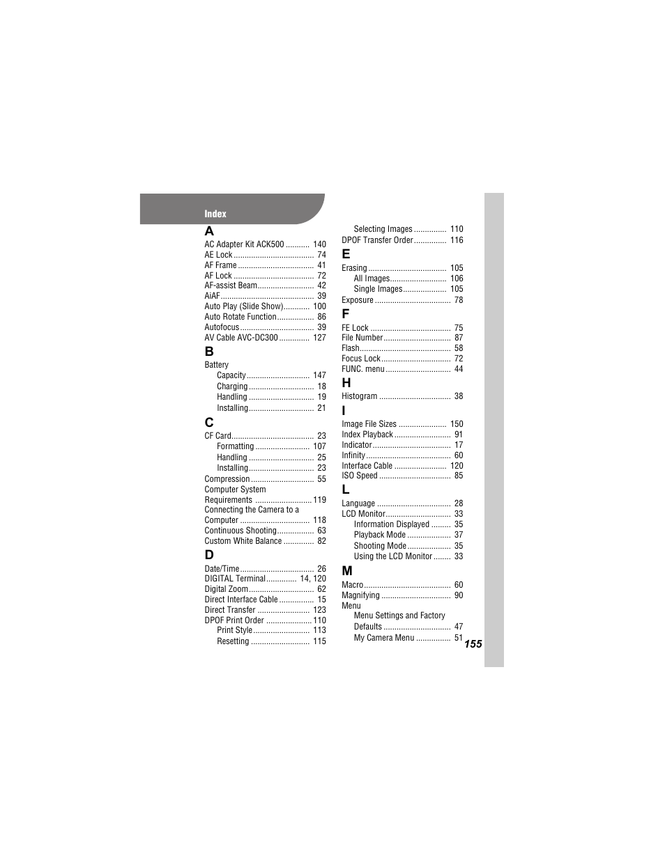 Canon 430 User Manual | Page 157 / 164