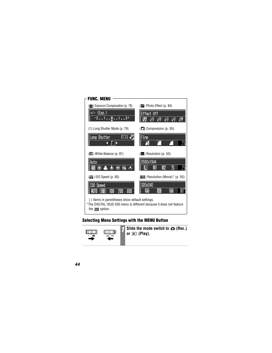 Canon 430 User Manual | Page 46 / 164