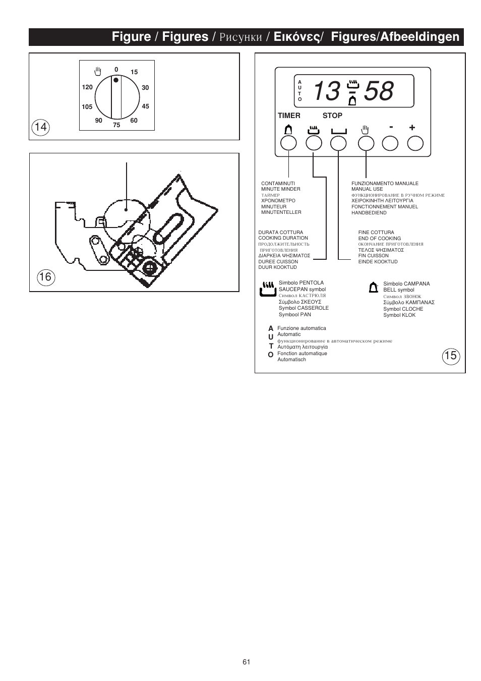 Bompani BO643JT/N User Manual | Page 61 / 64