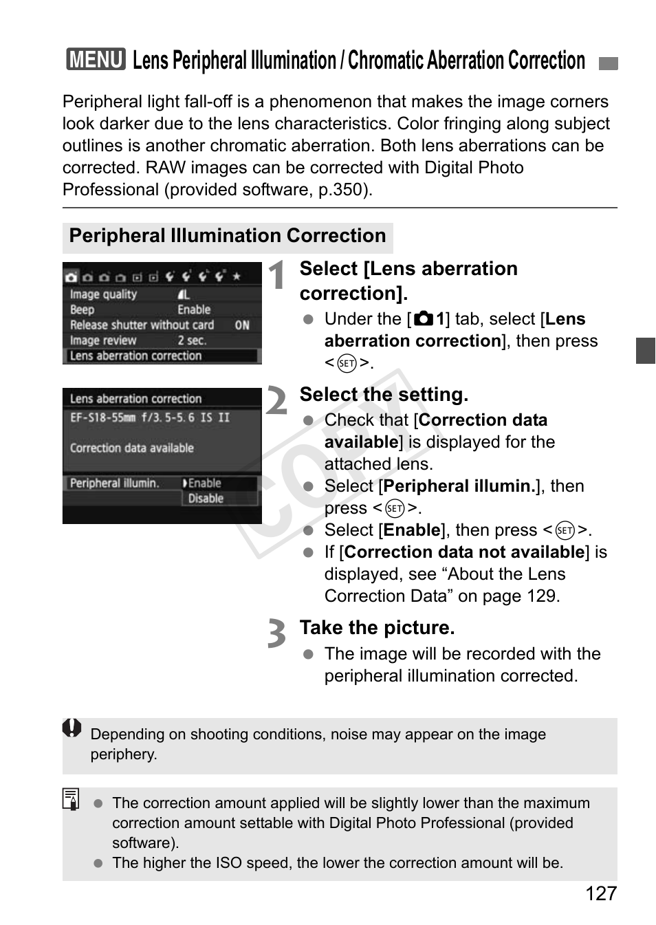 Cop y | Canon 650D User Manual | Page 127 / 372