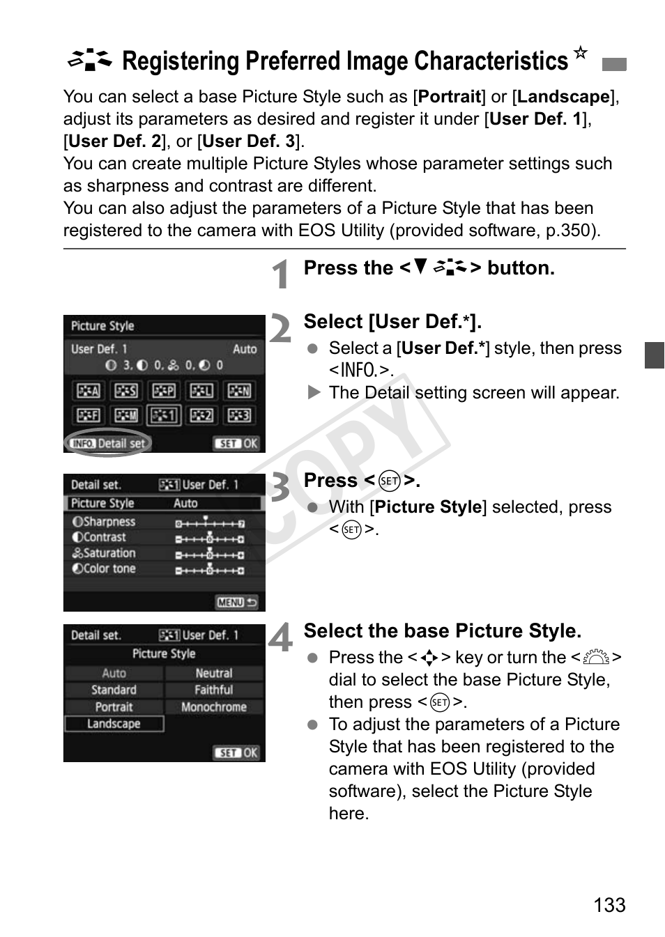 Cop y | Canon 650D User Manual | Page 133 / 372