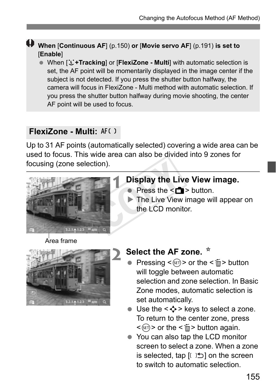 Cop y | Canon 650D User Manual | Page 155 / 372