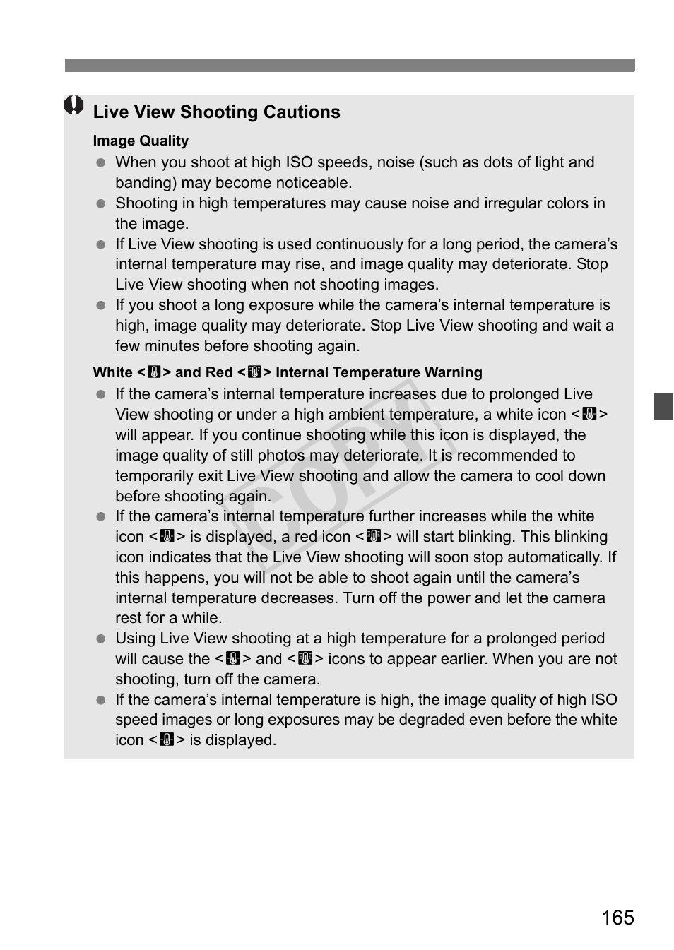 Cop y | Canon 650D User Manual | Page 165 / 372