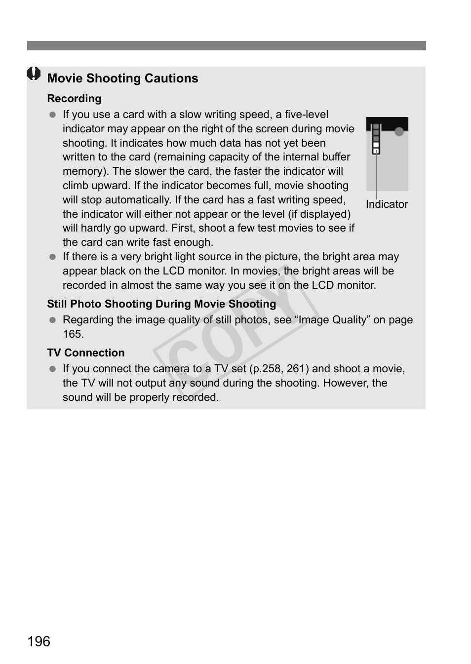 Cop y | Canon 650D User Manual | Page 196 / 372