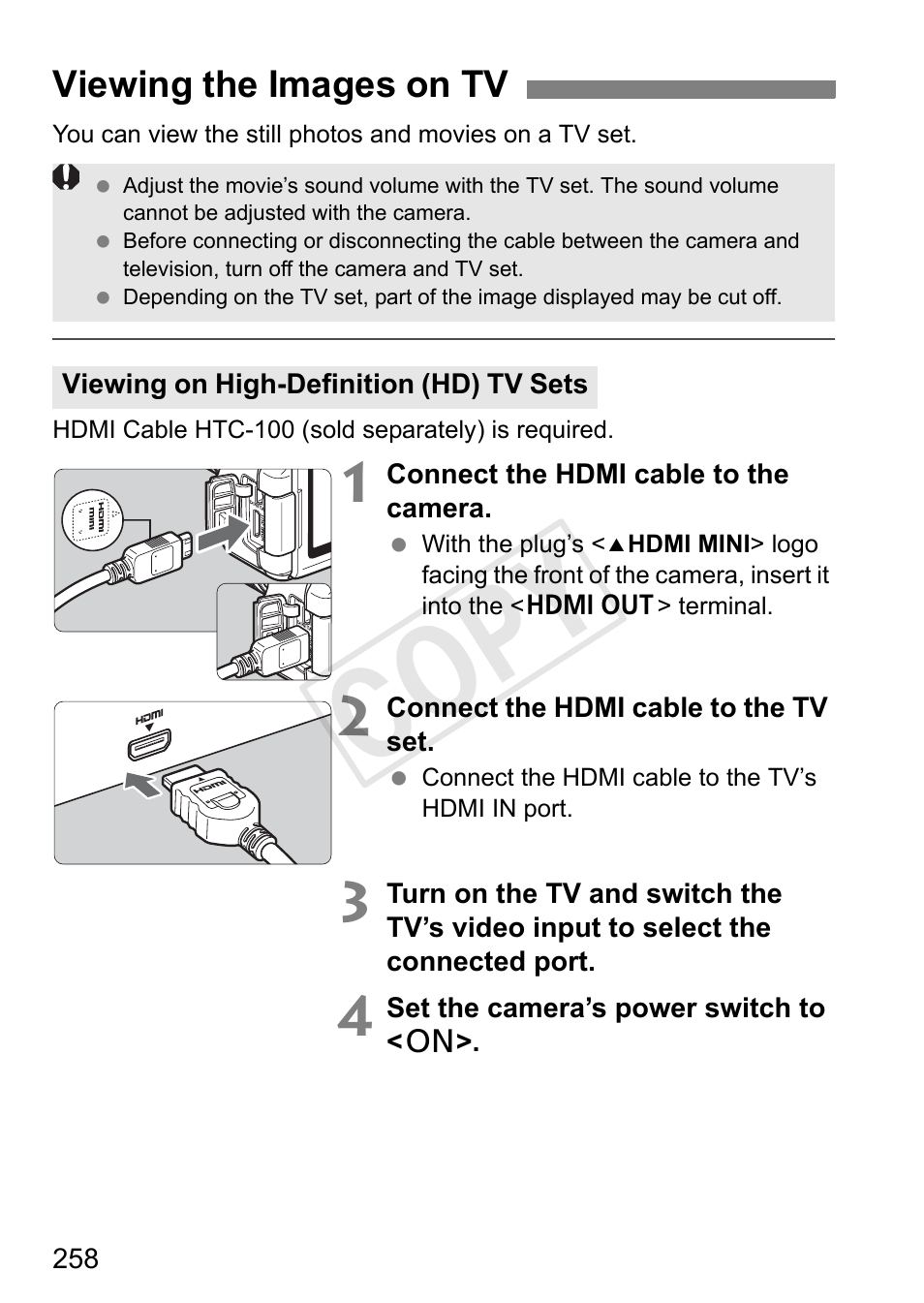 Cop y | Canon 650D User Manual | Page 258 / 372