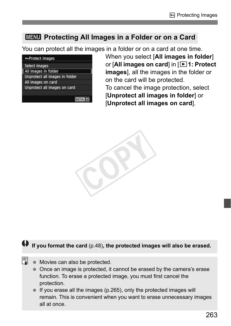 Cop y | Canon 650D User Manual | Page 263 / 372
