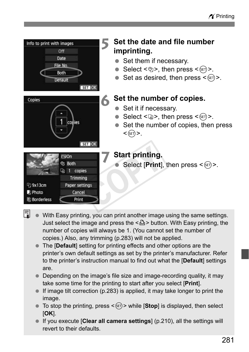 Cop y | Canon 650D User Manual | Page 281 / 372