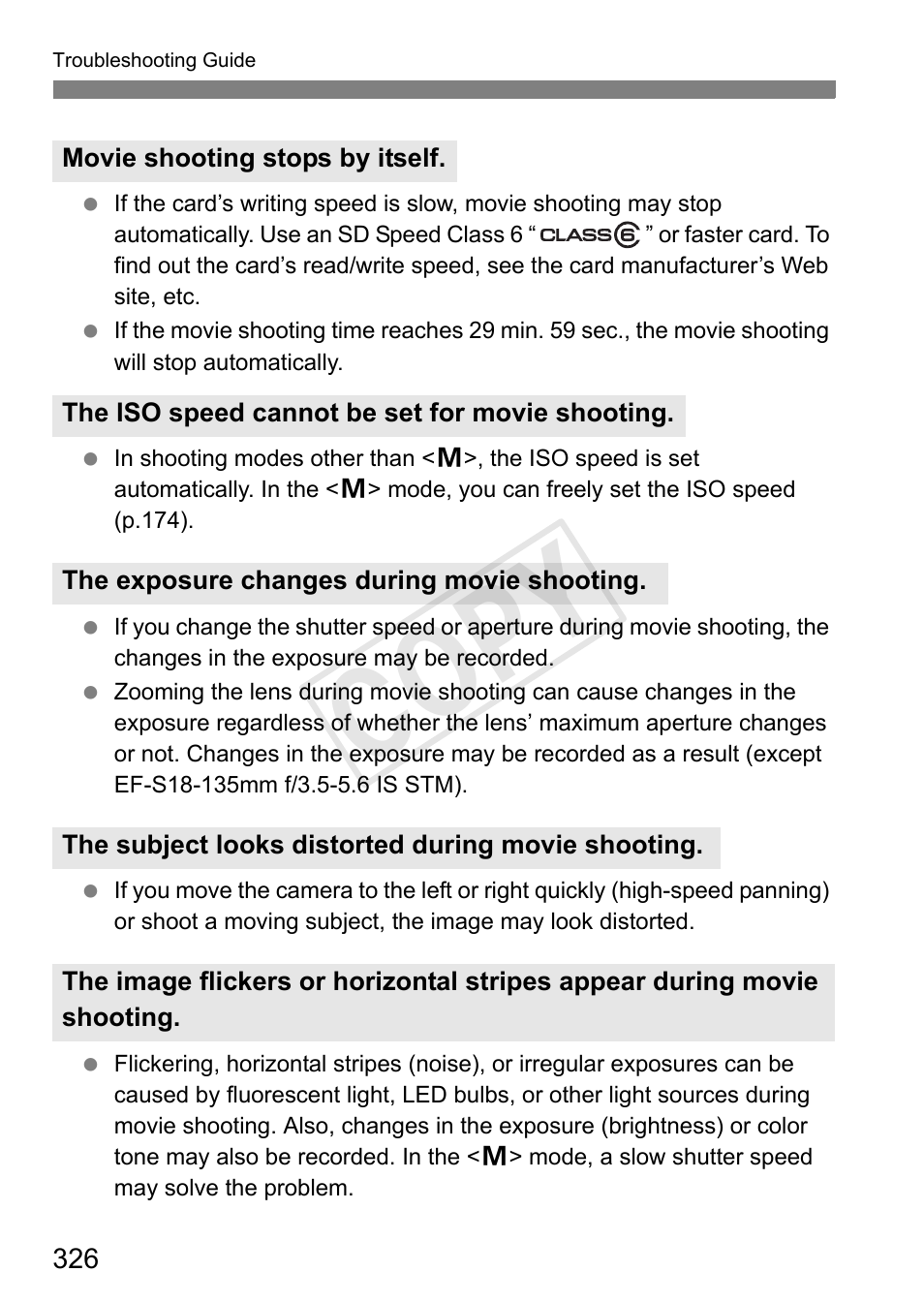 Cop y | Canon 650D User Manual | Page 326 / 372