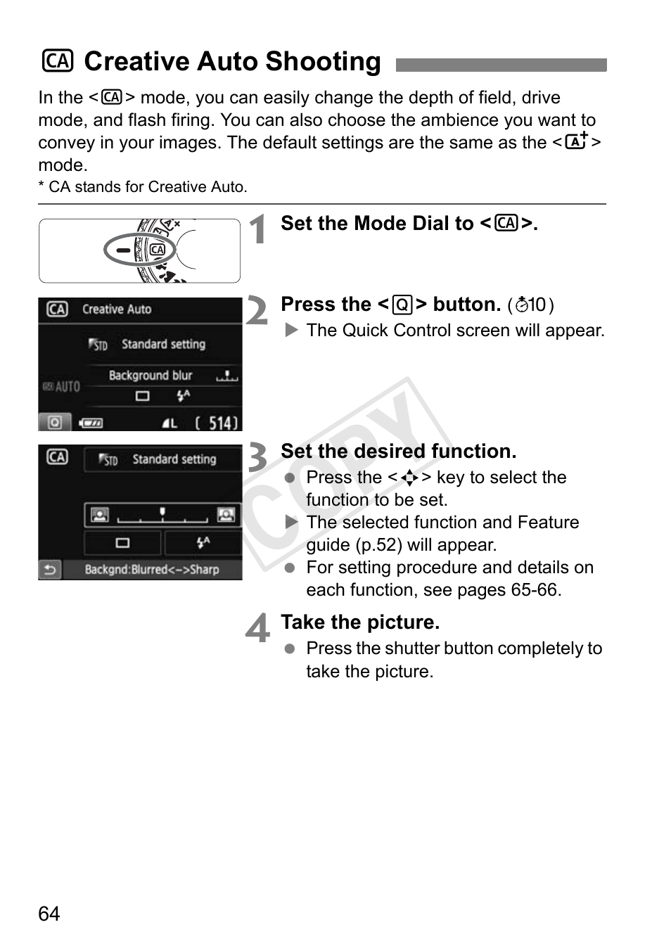 Cop y | Canon 650D User Manual | Page 64 / 372