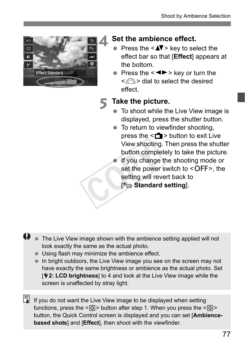 Cop y | Canon 650D User Manual | Page 77 / 372