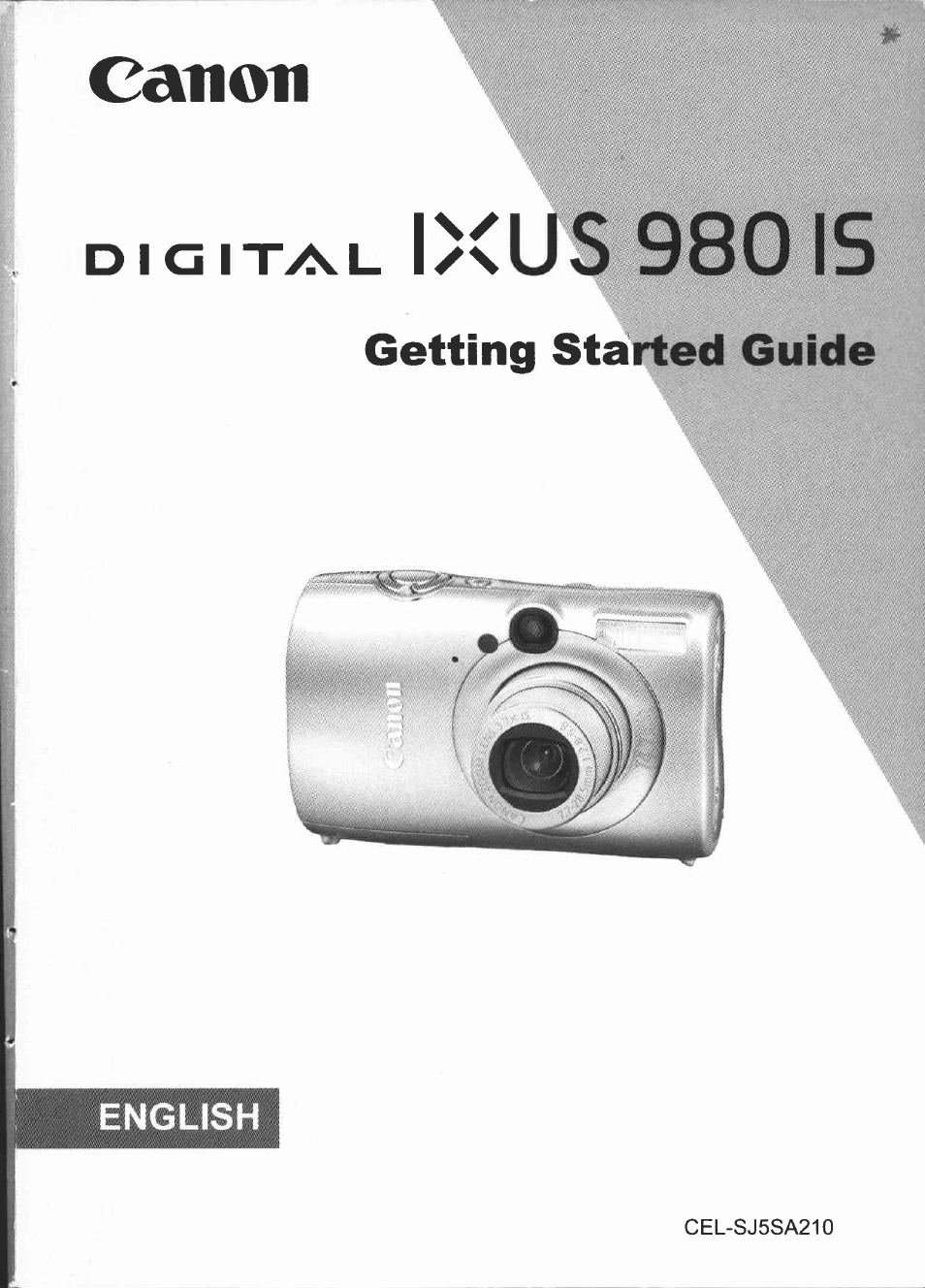 Canon IXUS 980 IS User Manual | 36 pages