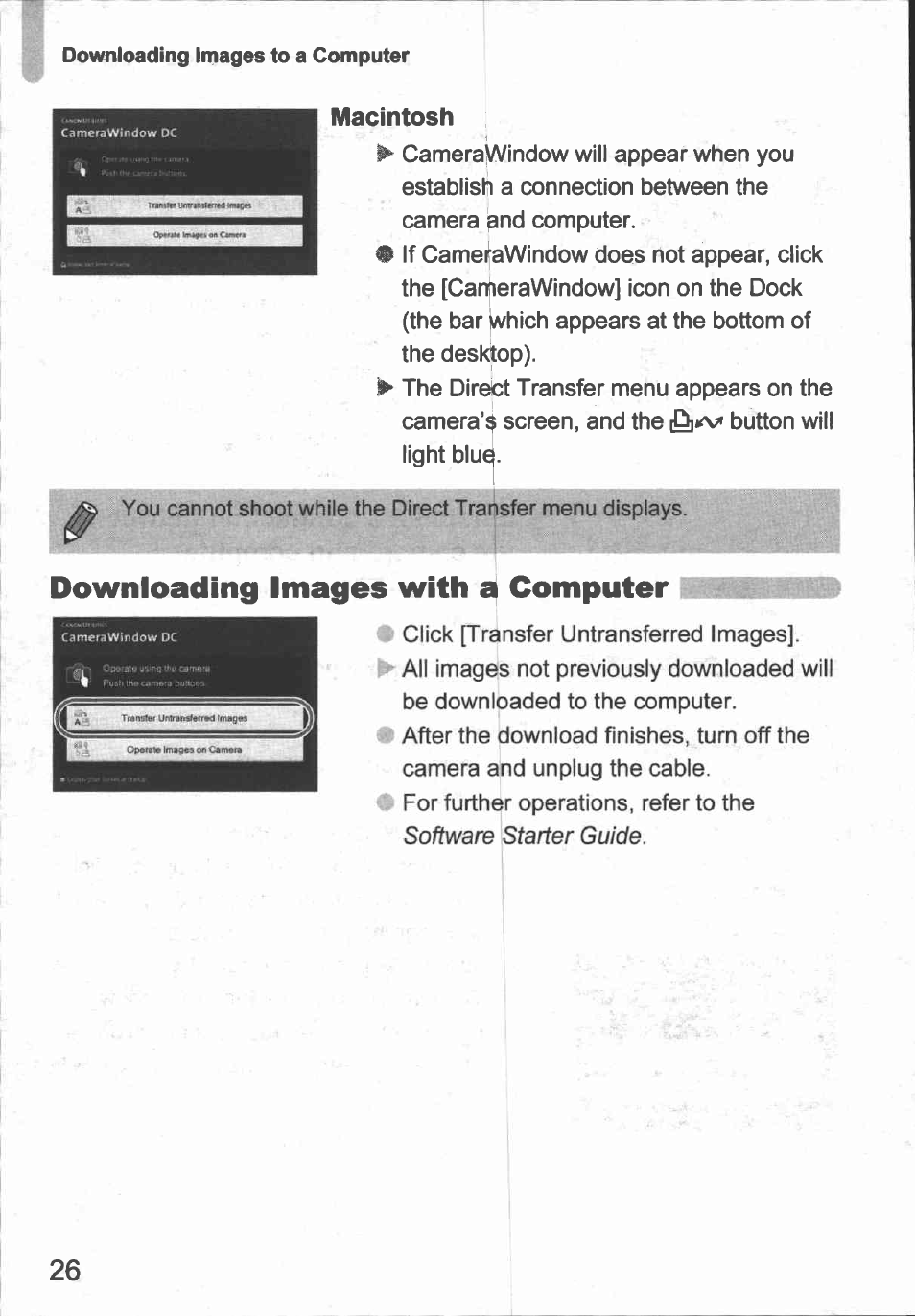 Downloading images with computer | Canon IXUS 980 IS User Manual | Page 28 / 36