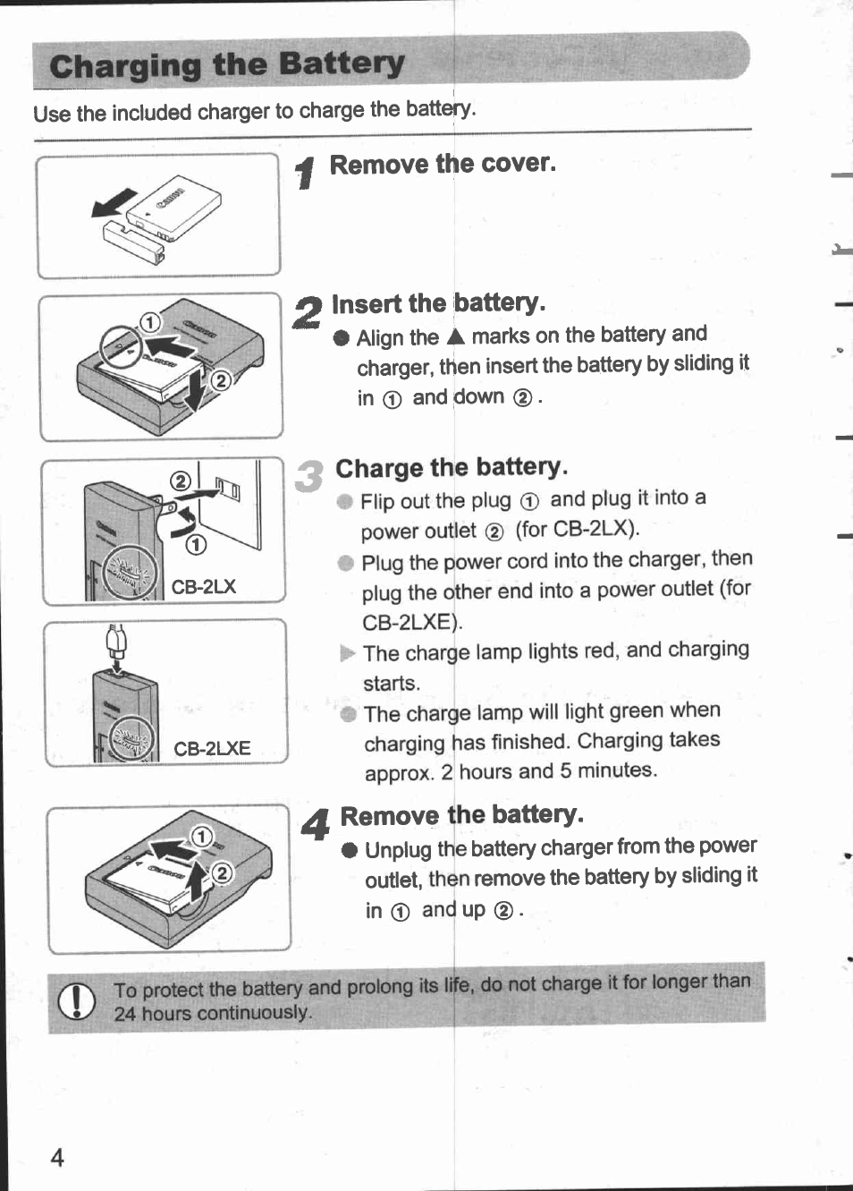 Charging the battery | Canon IXUS 980 IS User Manual | Page 6 / 36