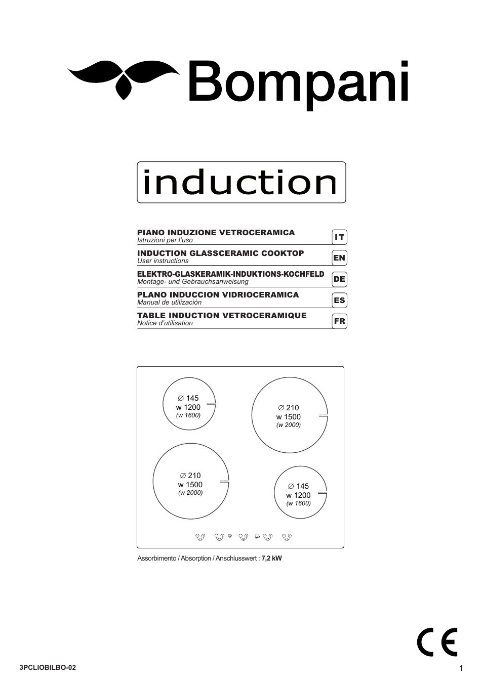 Bompani BO364AA/E User Manual | 24 pages