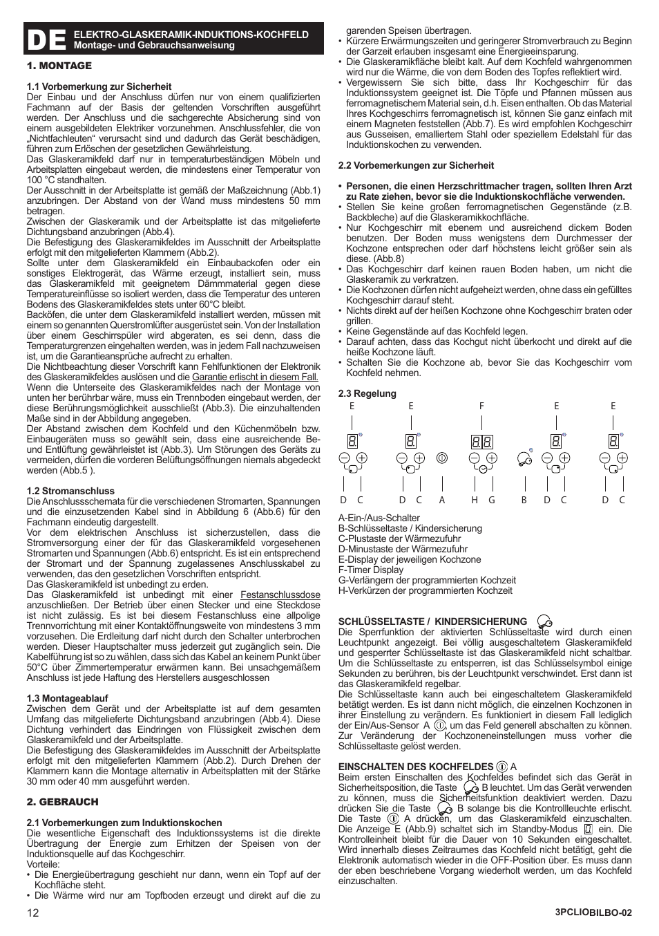 Bompani BO364AA/E User Manual | Page 12 / 24