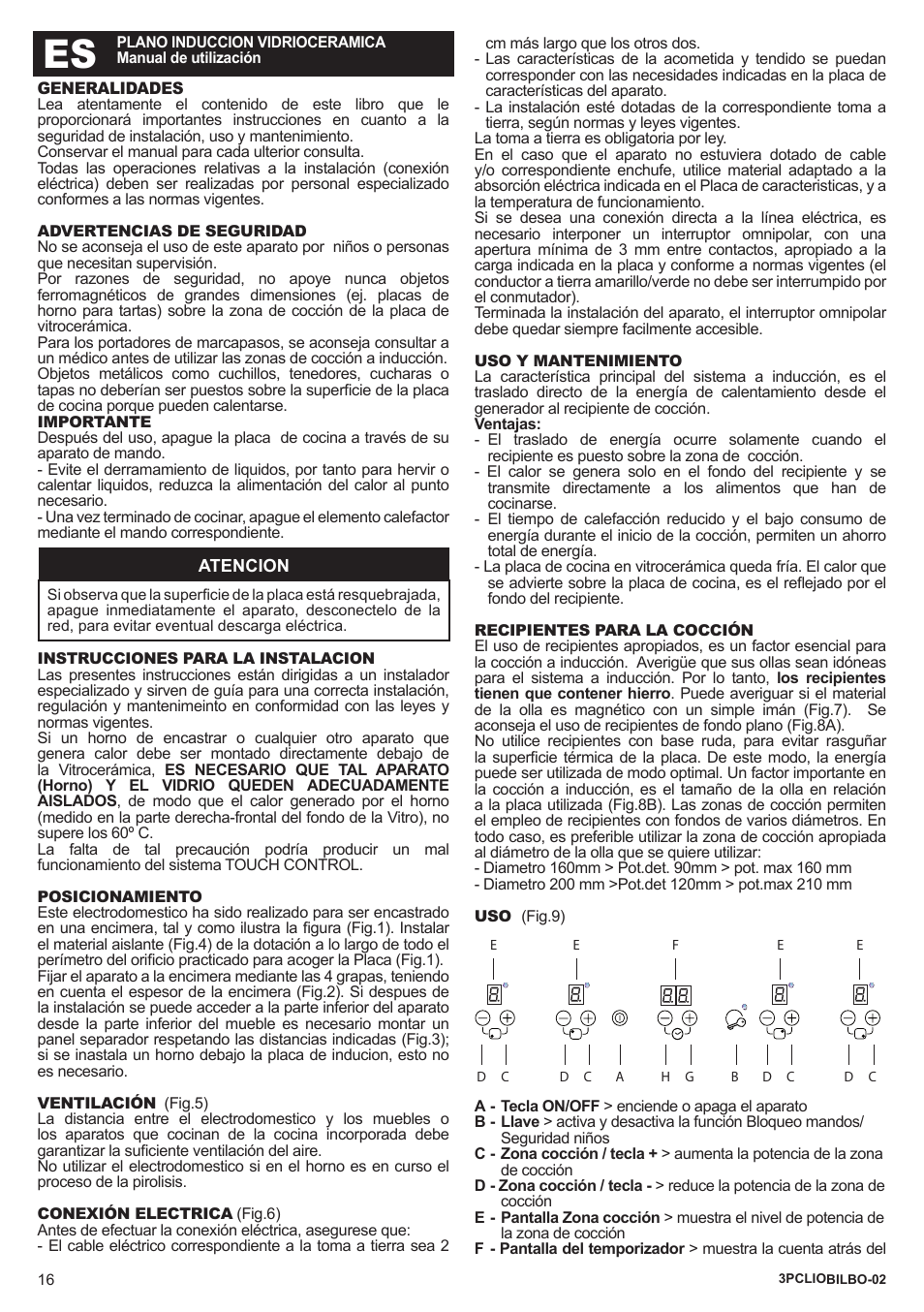 Bompani BO364AA/E User Manual | Page 16 / 24