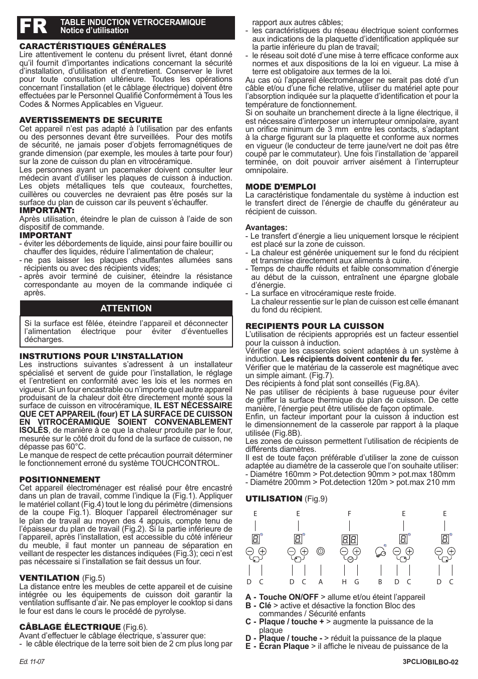 Bompani BO364AA/E User Manual | Page 20 / 24