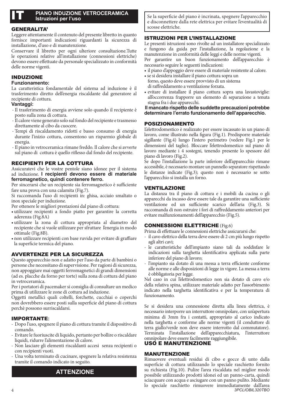 Bompani BO332AA/E User Manual | Page 4 / 24