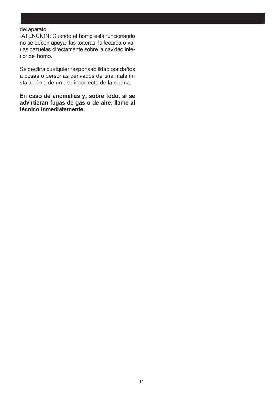 Bompani BO243OG/E User Manual | Page 11 / 64