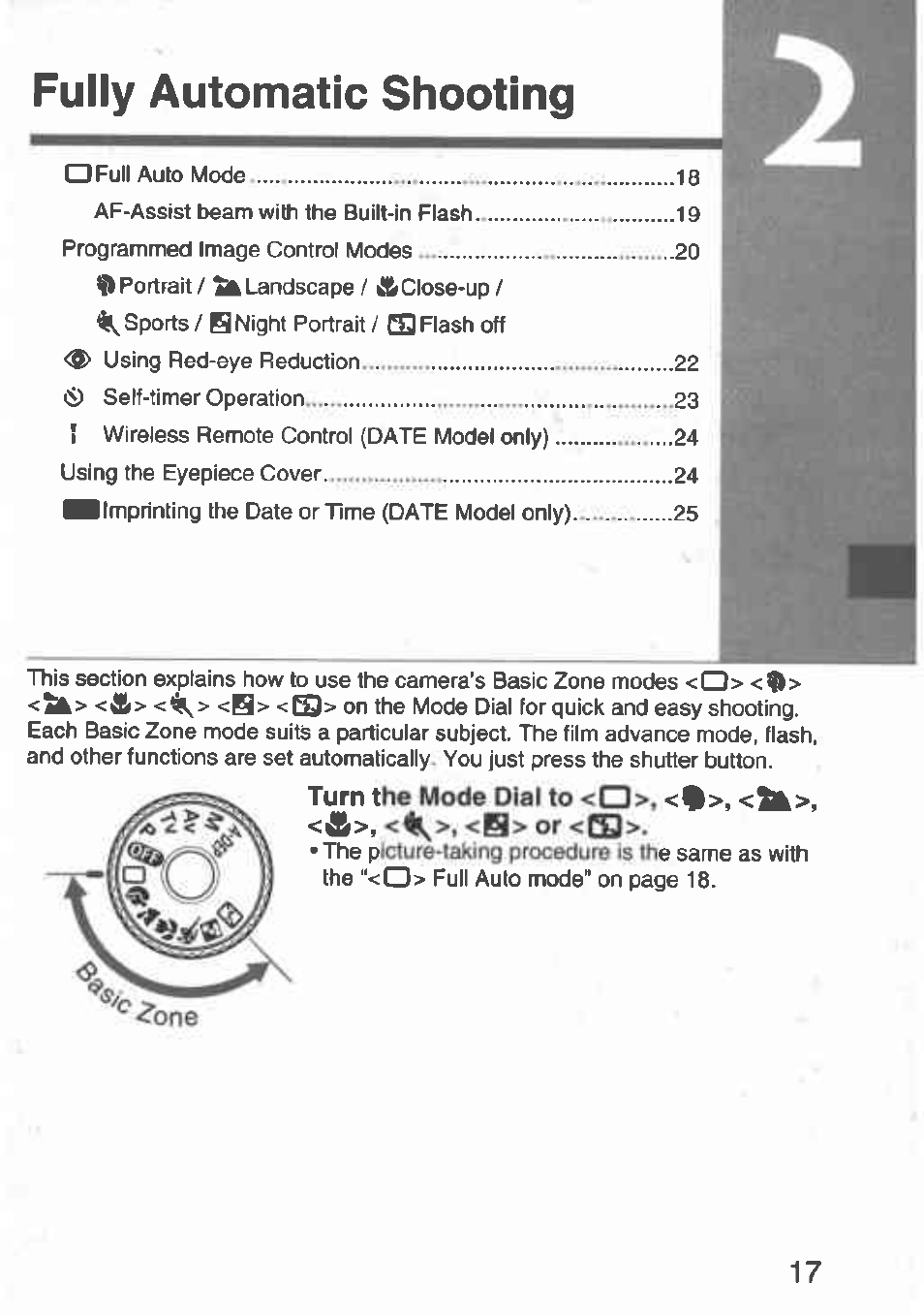 Fully automatic shooting | Canon Rebel T2 300X User Manual | Page 19 / 54