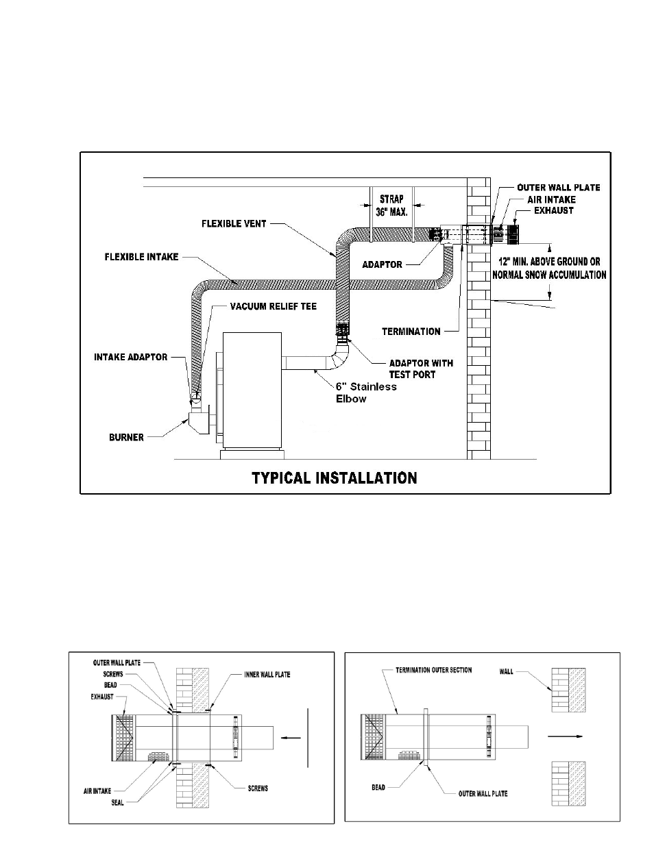 Boyertown Solaia Double Wall Direct Vent Kit User Manual | Page 5 / 8