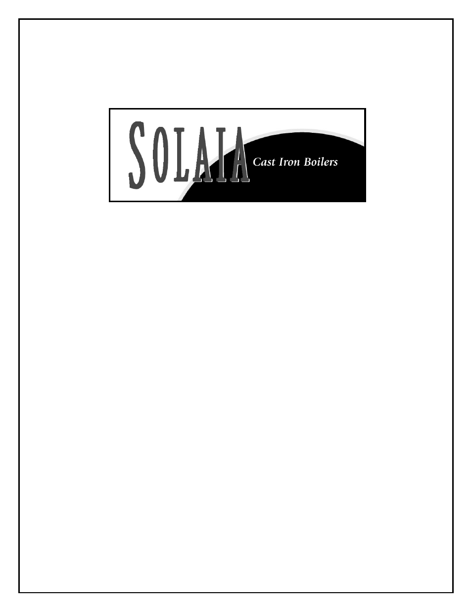 Boyertown Solaia CSL6230 - CSL12590 Cast Iron Boiler User Manual | 28 pages