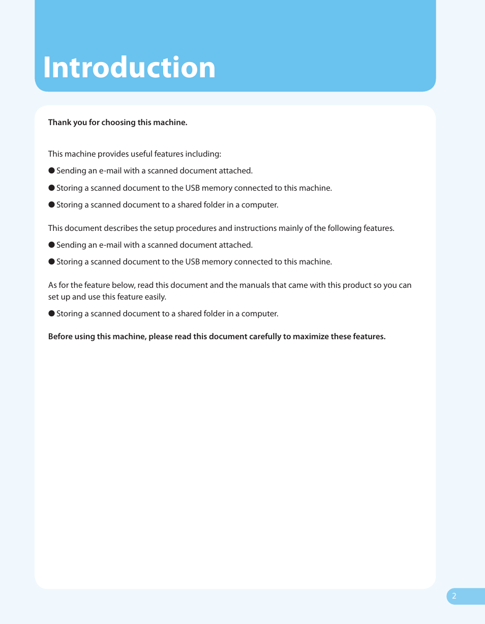 Introduction | Canon ImageCLASS MF4690 User Manual | Page 3 / 36