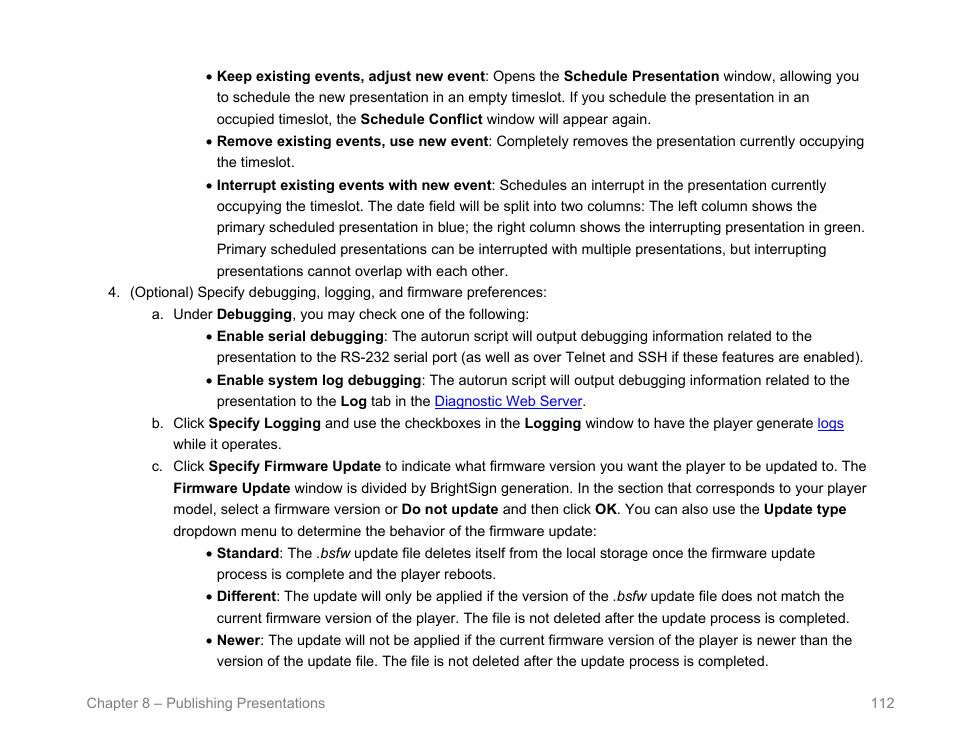 BrightSign BrightAuthor User Guide v.4.1.1 User Manual | Page 120 / 190