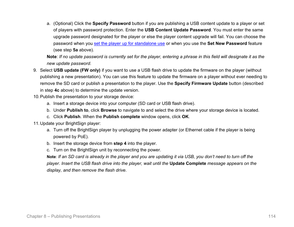 BrightSign BrightAuthor User Guide v.4.1.1 User Manual | Page 122 / 190
