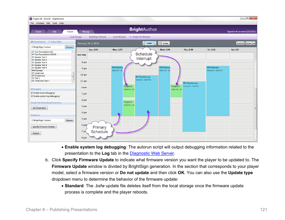 BrightSign BrightAuthor User Guide v.4.1.1 User Manual | Page 129 / 190
