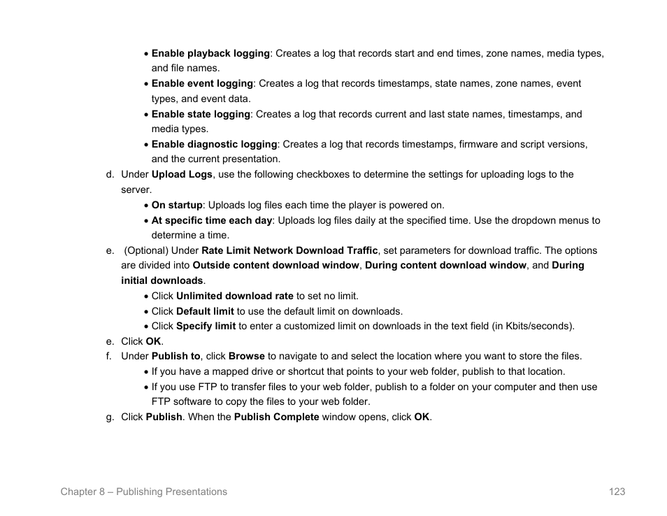 BrightSign BrightAuthor User Guide v.4.1.1 User Manual | Page 131 / 190