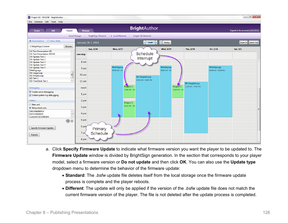 BrightSign BrightAuthor User Guide v.4.1.1 User Manual | Page 134 / 190