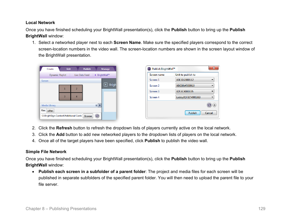 BrightSign BrightAuthor User Guide v.4.1.1 User Manual | Page 137 / 190
