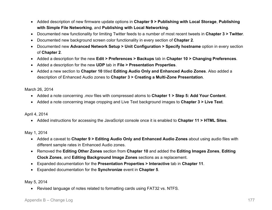 BrightSign BrightAuthor User Guide v.4.1.1 User Manual | Page 185 / 190